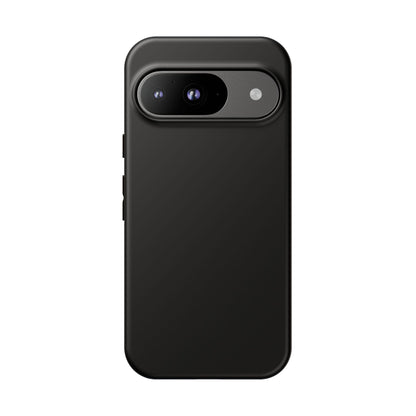 Space Black: Pure black phone case for iPhone, Samsung Galaxy and Google Pixel devices