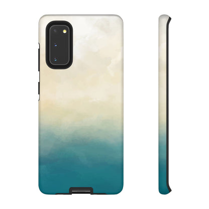 海と砂のグラデーションケース：iPhone、Galaxy、Google Pixelデバイス用ビーチ風スマホケース