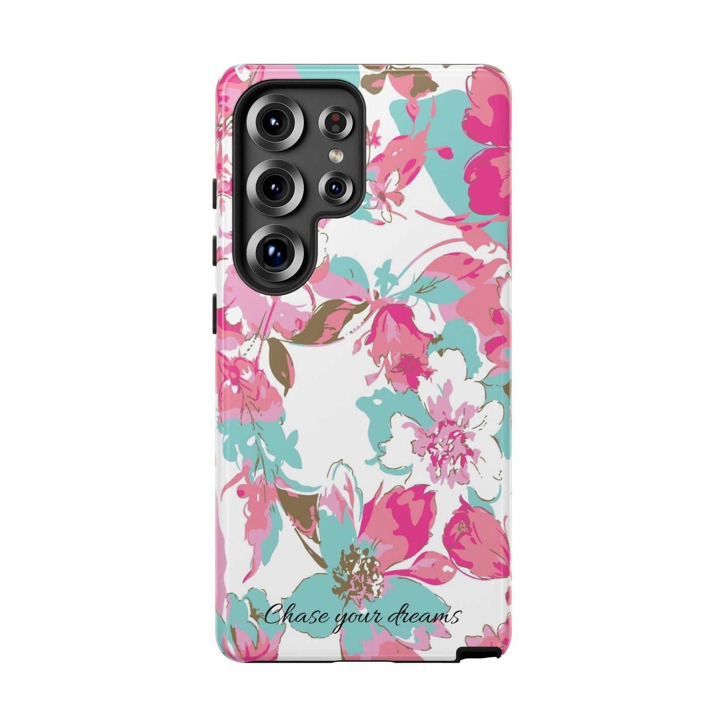 Chase your dreams: Artistic and elegant phone case for Apple iPhone, Samsung Galaxy and Pixel devices