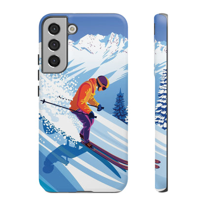 Glacier Rush: Ice Ski inspired phone case for iPhone, Samsung Galaxy and Google  Pixel devices