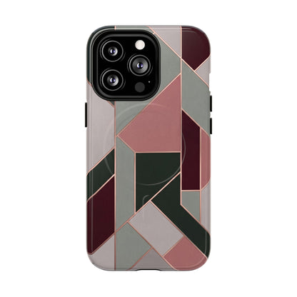 Geometric Luxe MagSafe Phone Case for iPhone