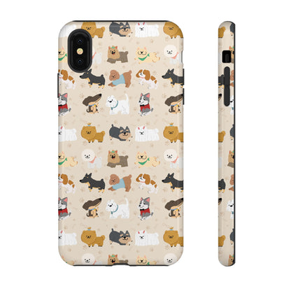 Cute Dogs: Tough Case for iPhone, Samsung Galaxy and Google Pixel devices