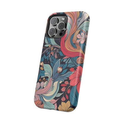Floral Charm (MagSafe version): Fashion Phone Case for iPhone