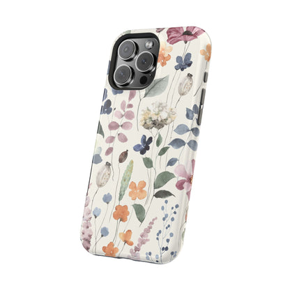 Floral prints phone case for iPhone (MagSafe version)