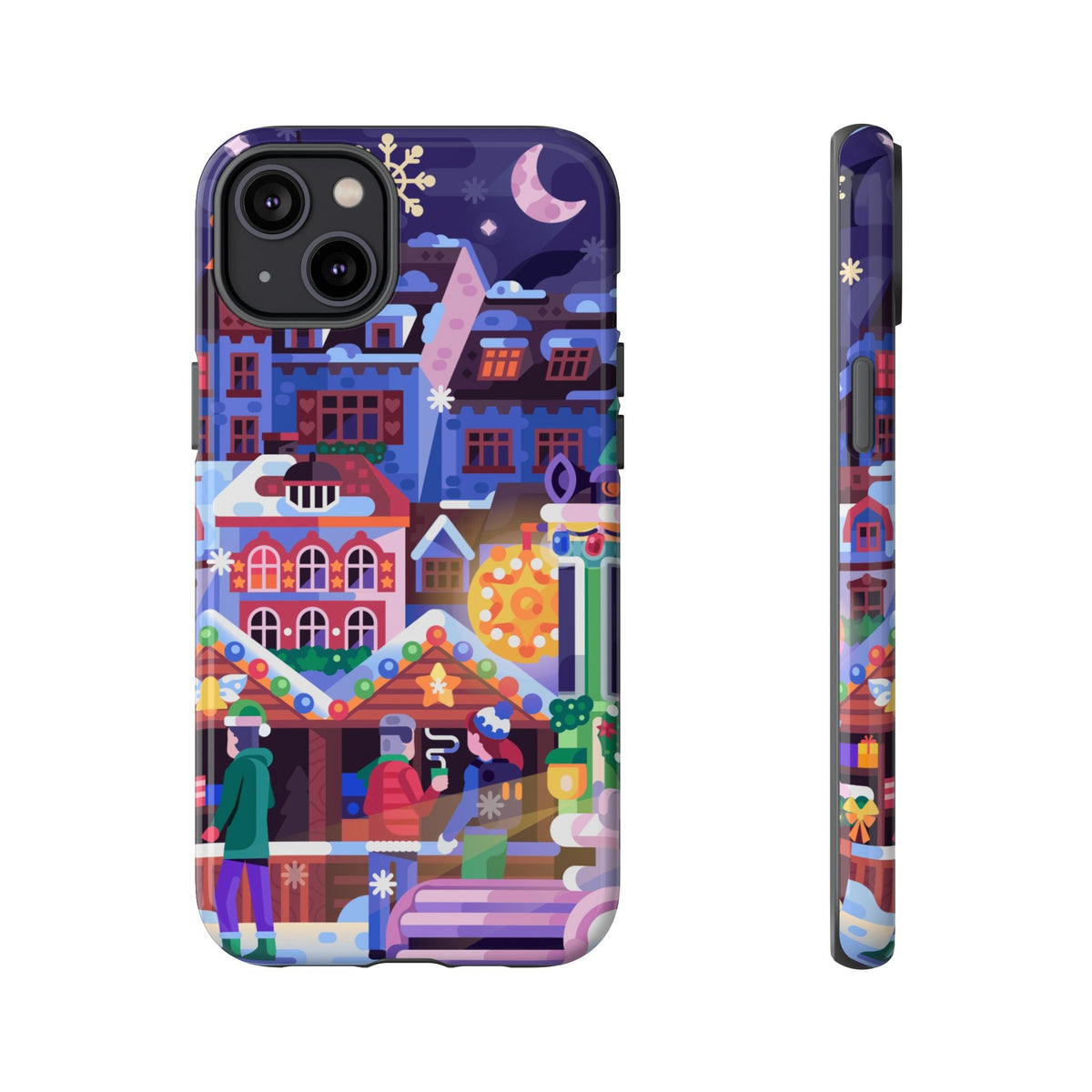 Christmas Fair in Old Town: Holiday-Themed case for iPhone, Samsung Galaxy and Google Pixel