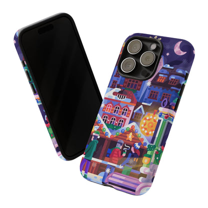 Christmas Fair in Old Town: Holiday-Themed case for iPhone, Samsung Galaxy and Google Pixel