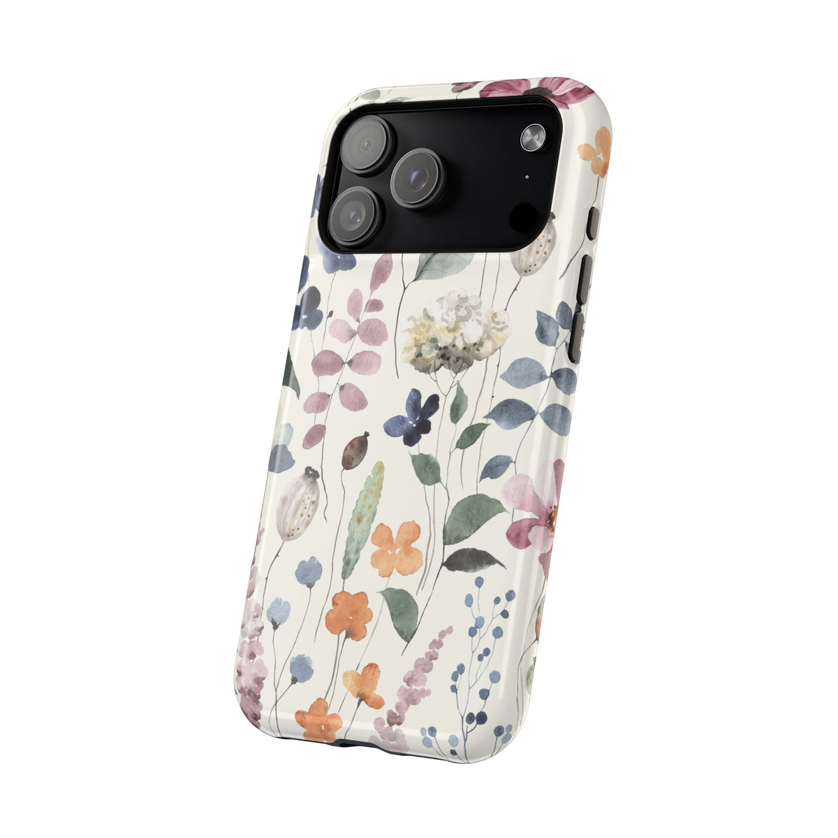 Floral prints phone case for iPhone (MagSafe version)