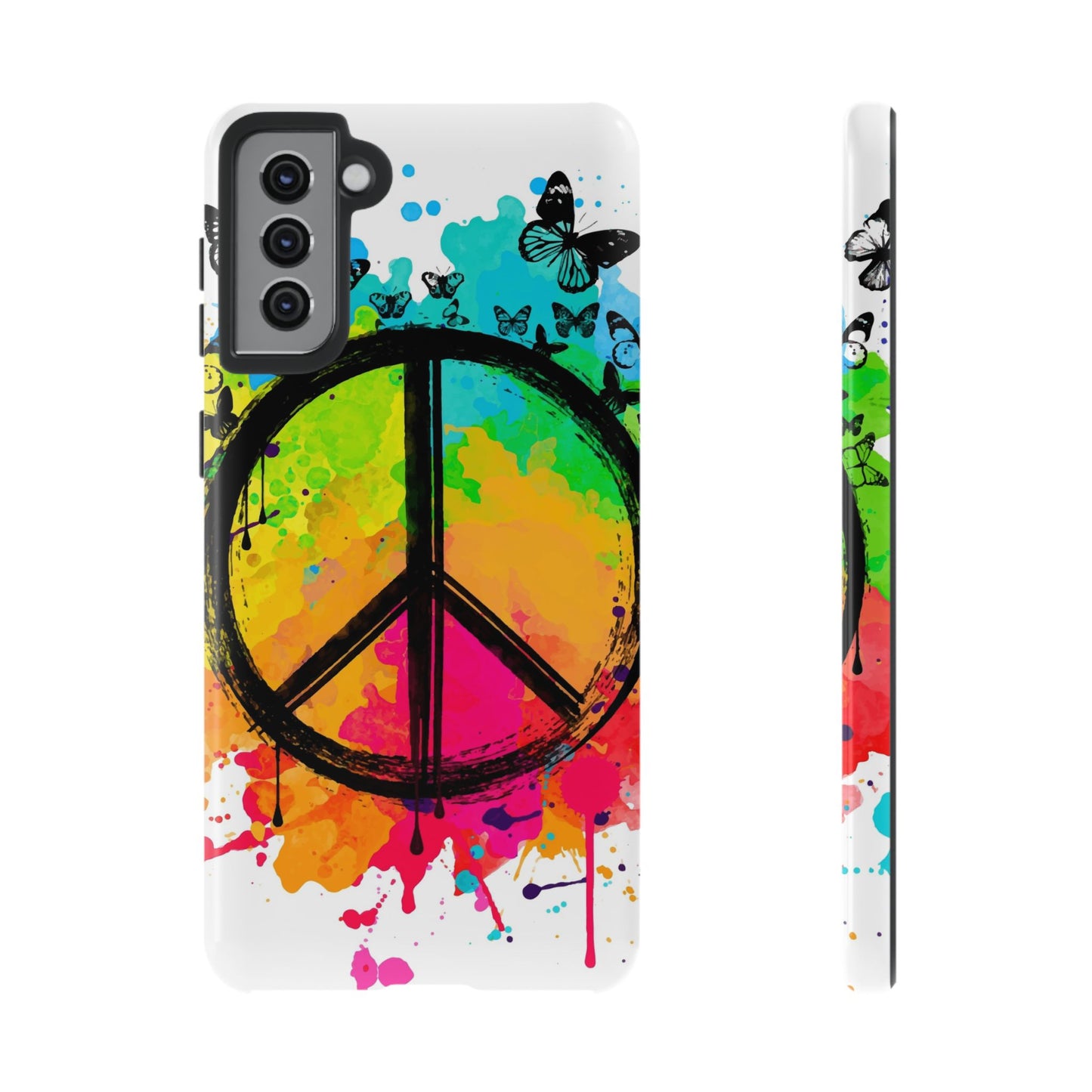 Peace Bloom: Inspiring Phone Case for iPhone and Samsung Galaxy