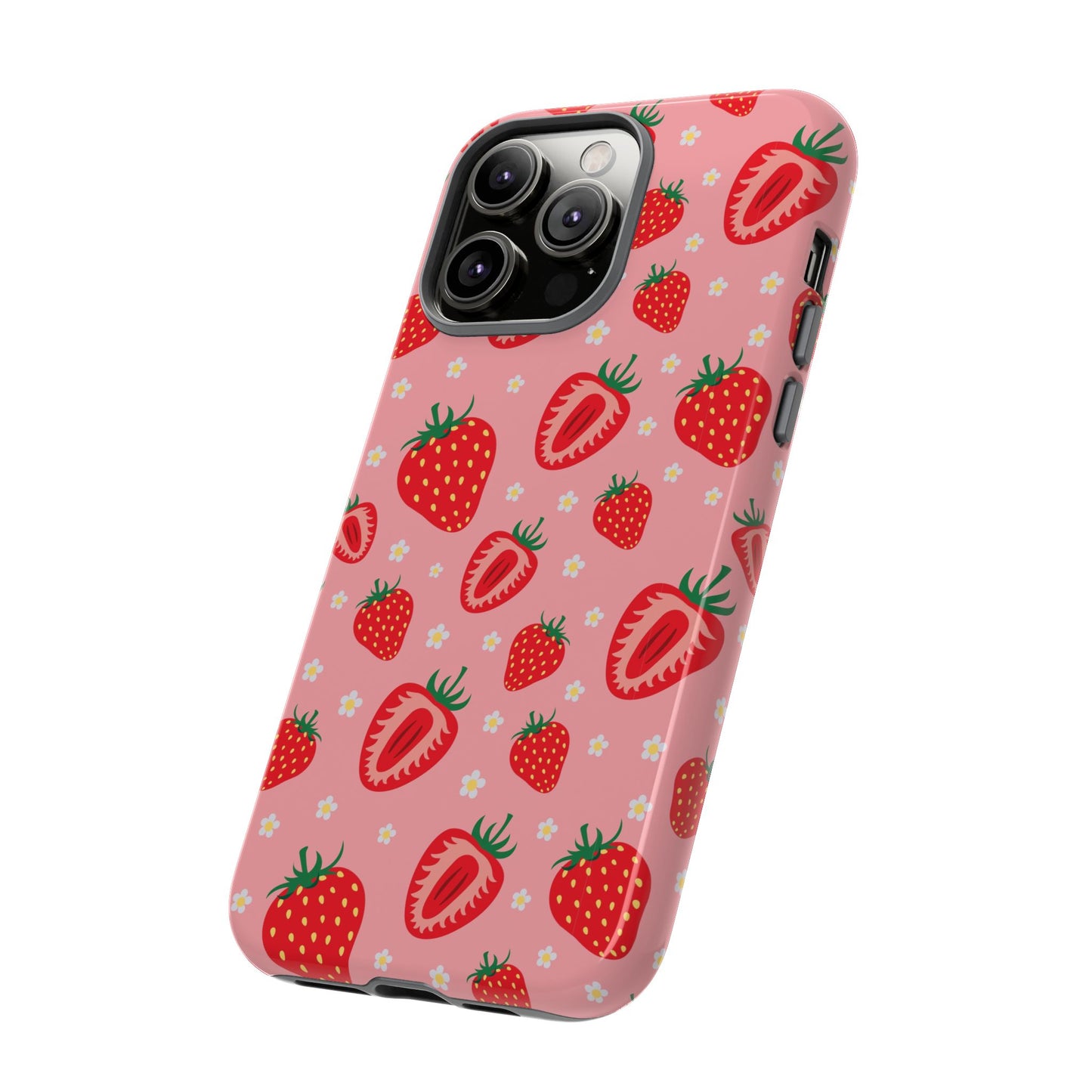 Berry Strawberry: Fruit-inspired phone case for iPhone, Samsung Galaxy and Google Pixel devices