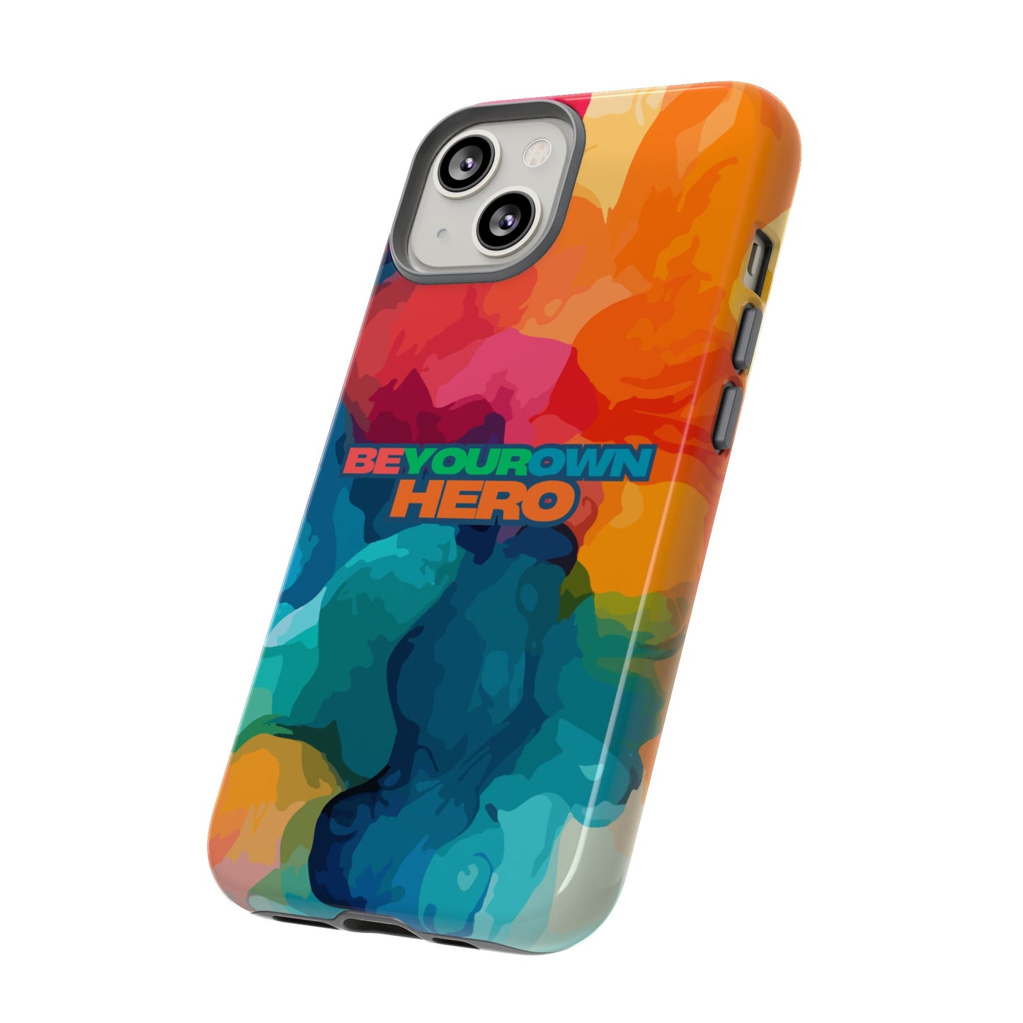 Be Your Own Hero: Inspiring Quote Phone Case for iPhone, Samsung Galaxy and Google Pixel