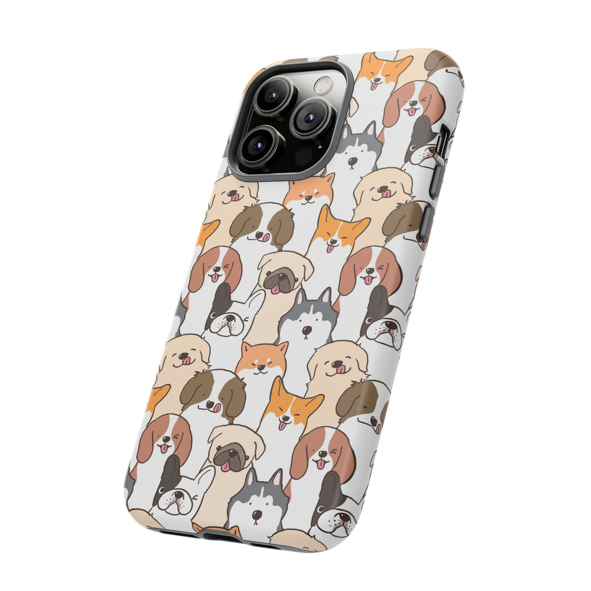 Cute Dogs Charm Phone Case for iPhone, Samsung Galaxy and Google Pixel devices