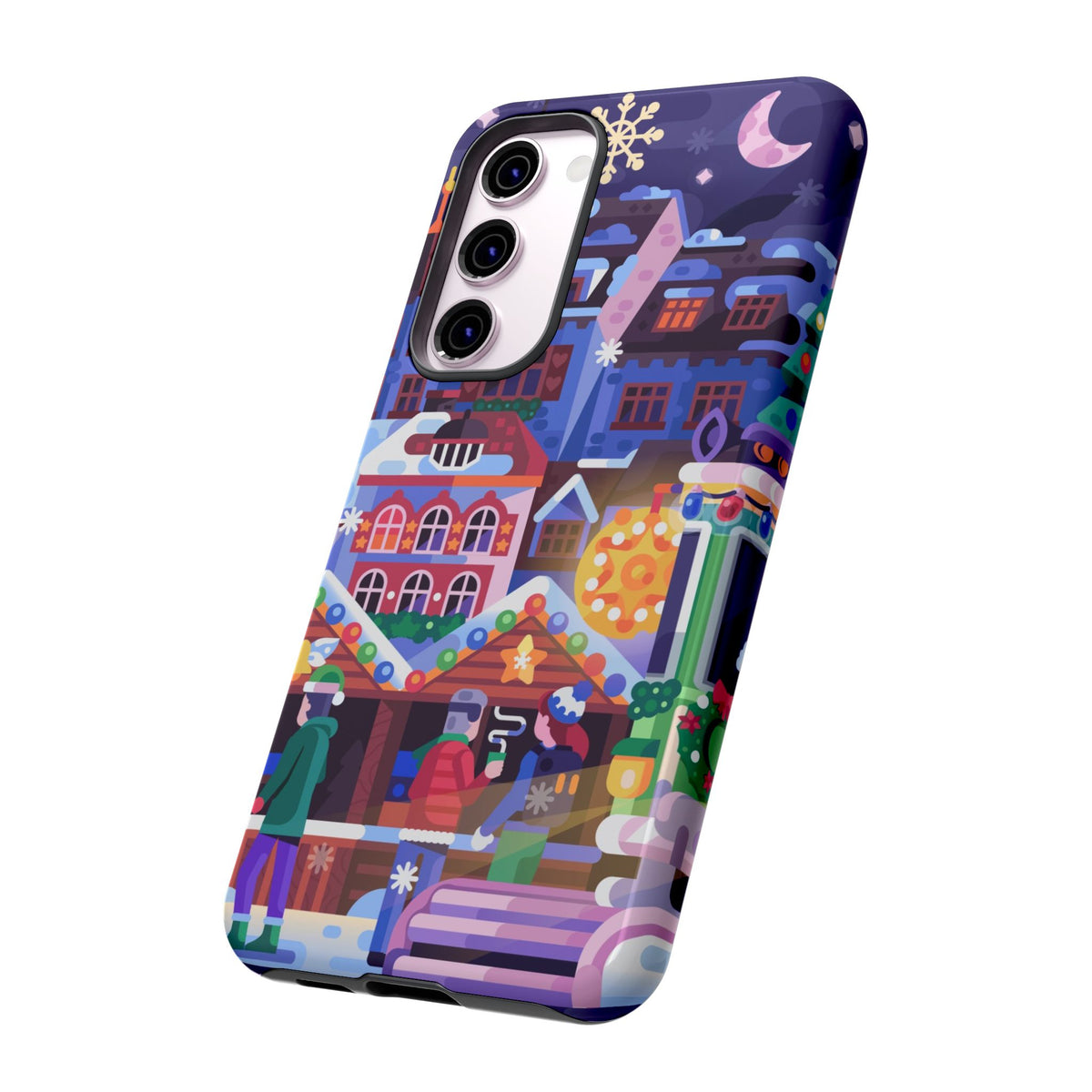 Christmas Fair in Old Town: Holiday-Themed case for iPhone, Samsung Galaxy and Google Pixel