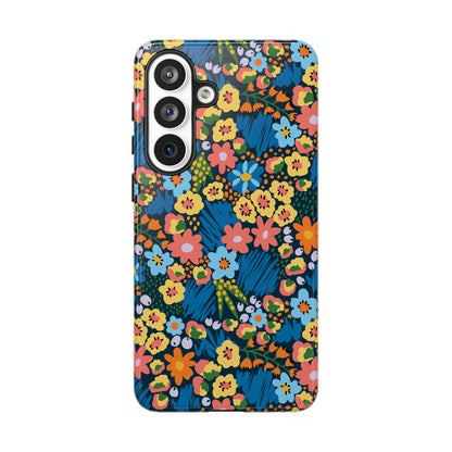 Bloom Burst: Color and Joy Themed Phone Case for iPhone, Samsung Galaxy and Google Pixel devices