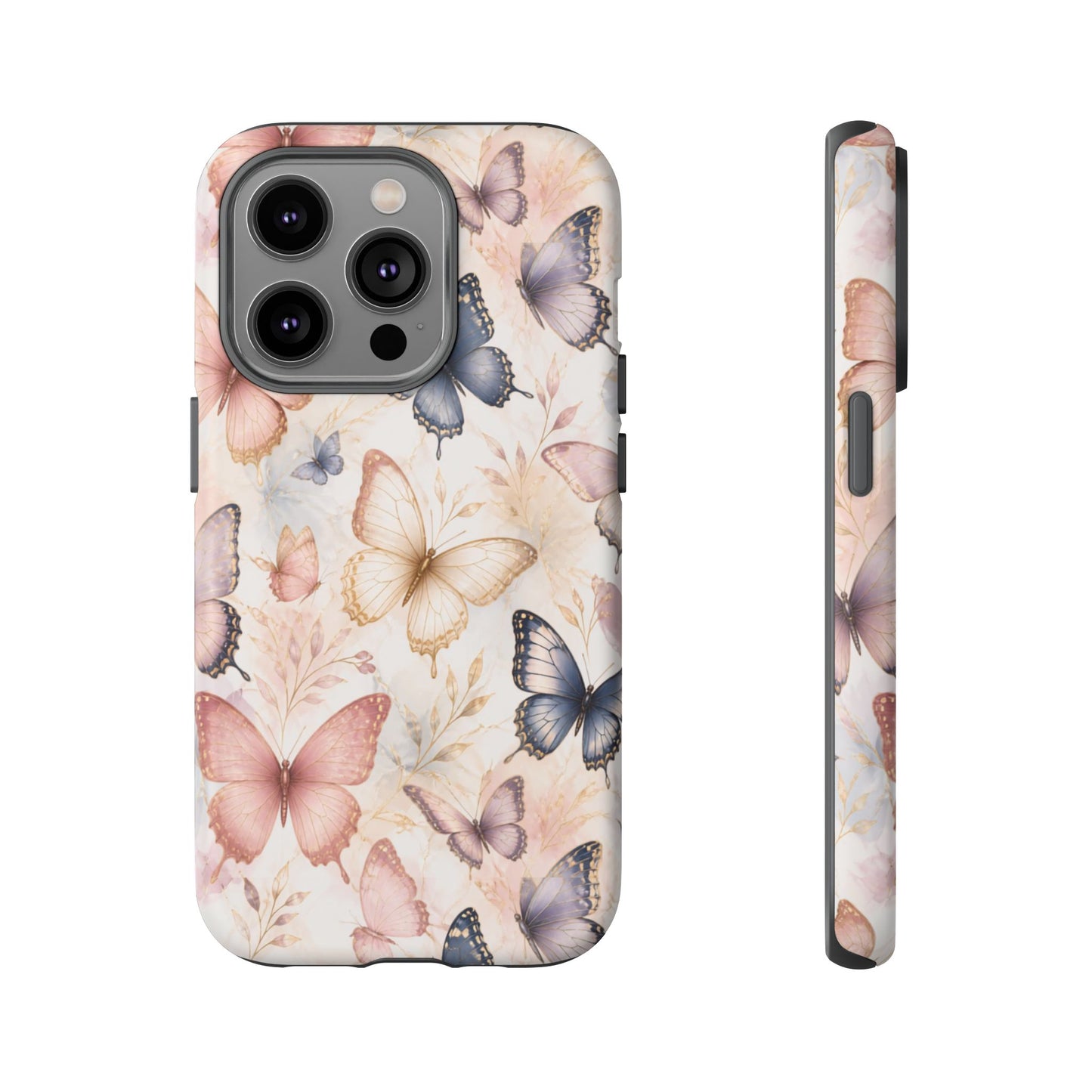 Butterfly Pastels Phone Case: Tough Case for iPhone and Samsung Galaxy devices