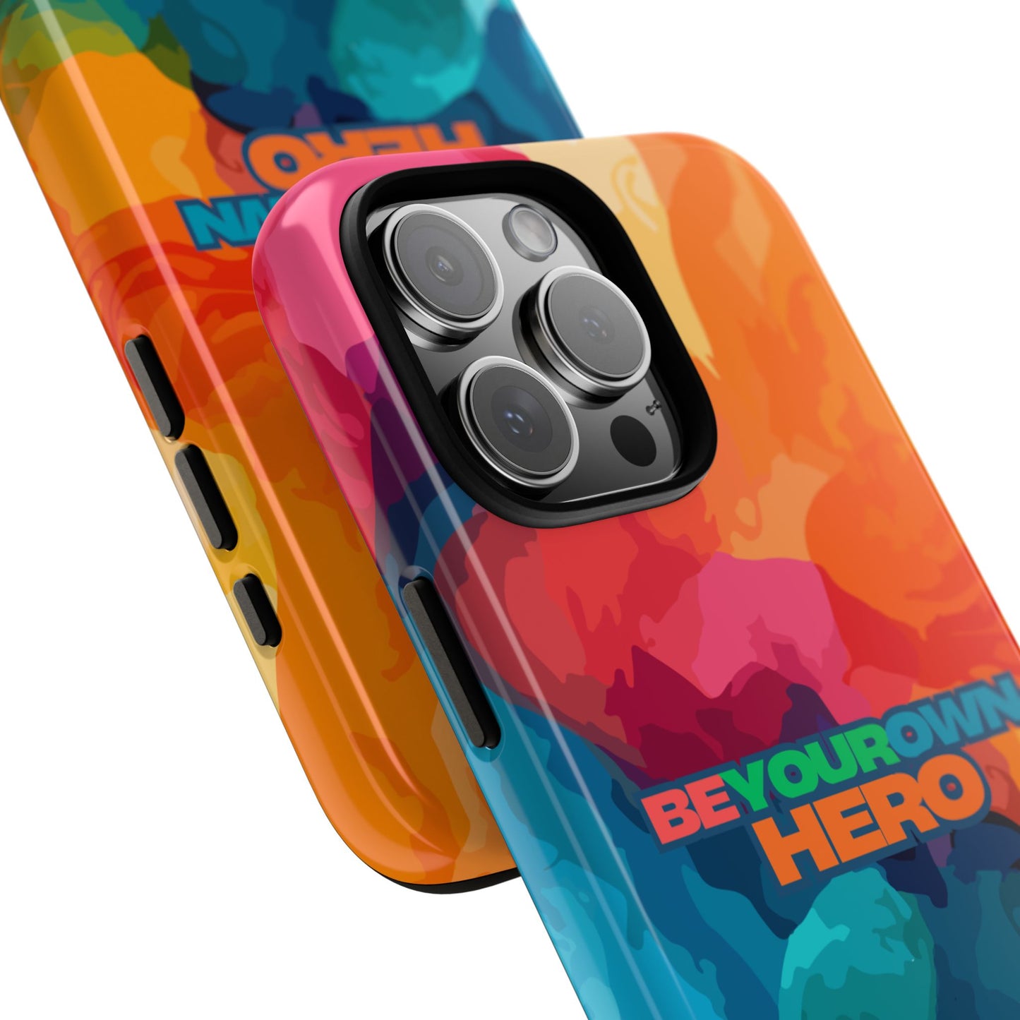 Be Your Own Hero: Inspiring Quote Phone Case for iPhone, Samsung Galaxy and Google Pixel