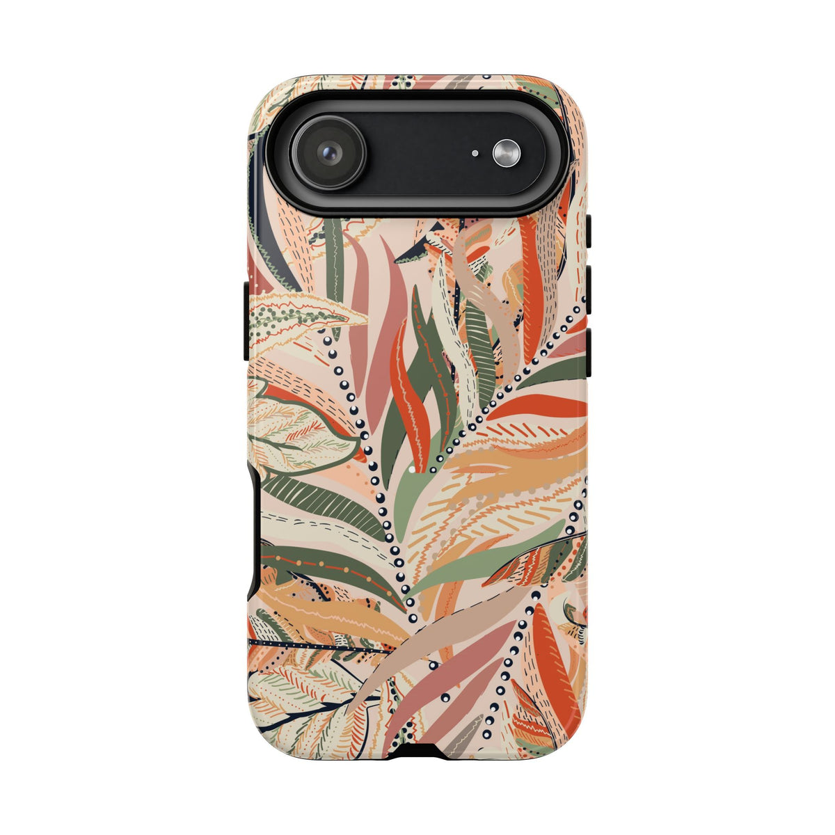 Terracotta Leaves Phone Case: Nature‑Inspired Art for iPhone, Samsung Galaxy and Google Pixel devices
