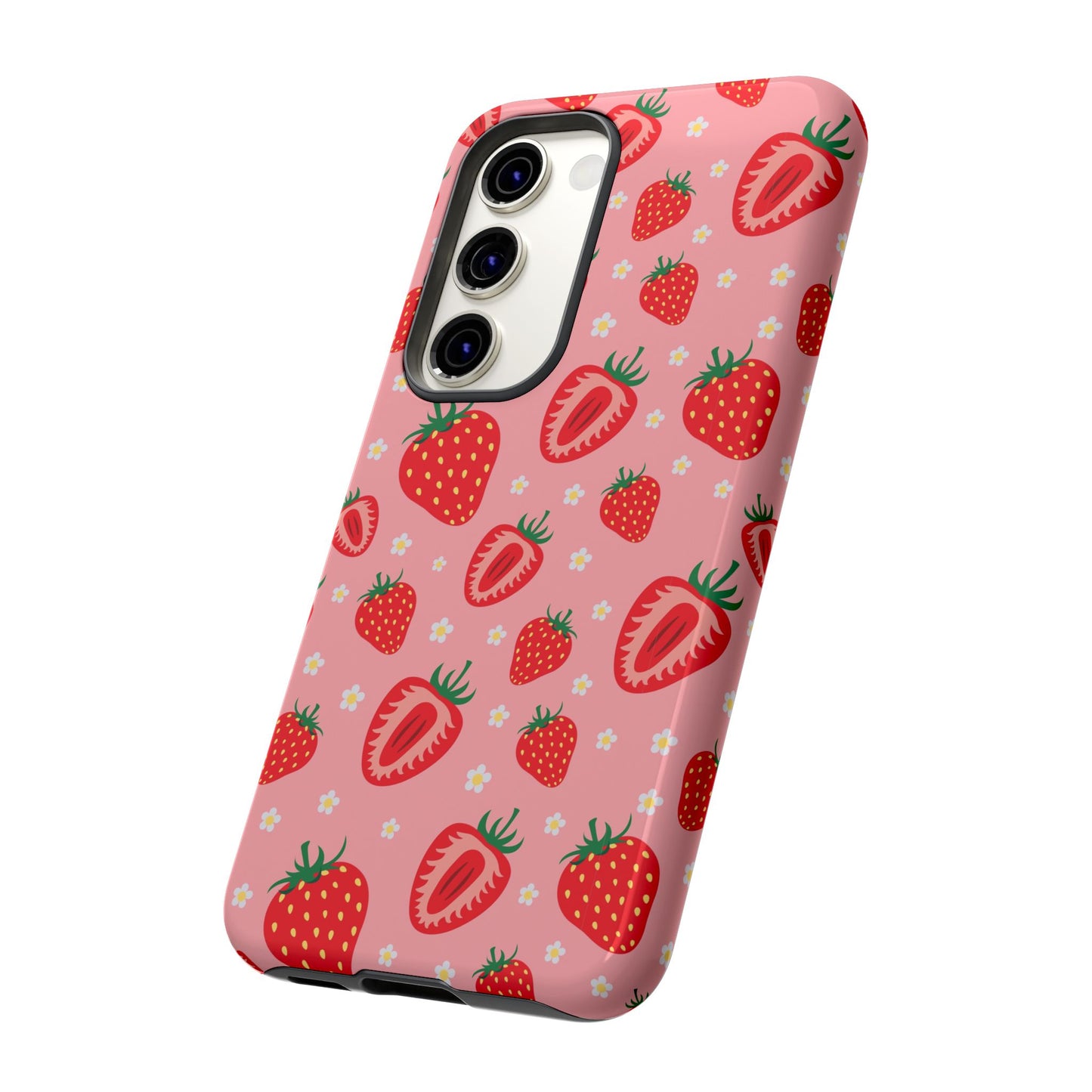 Berry Strawberry: Fruit-inspired phone case for iPhone, Samsung Galaxy and Google Pixel devices