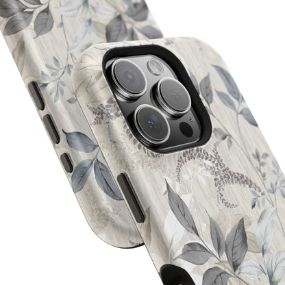 ラグジュアリーリーブス（MagSafeバージョン）：iPhone、Samsung Galaxy、Google Pixel用の芸術的なケース