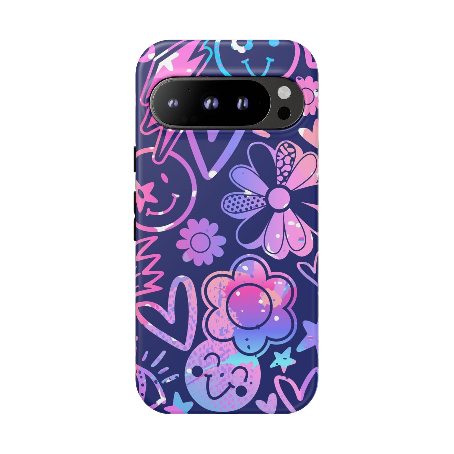 Live Inspired: Purple Tough Case for iPhone, Samsung Galaxy and Google Pixel devices