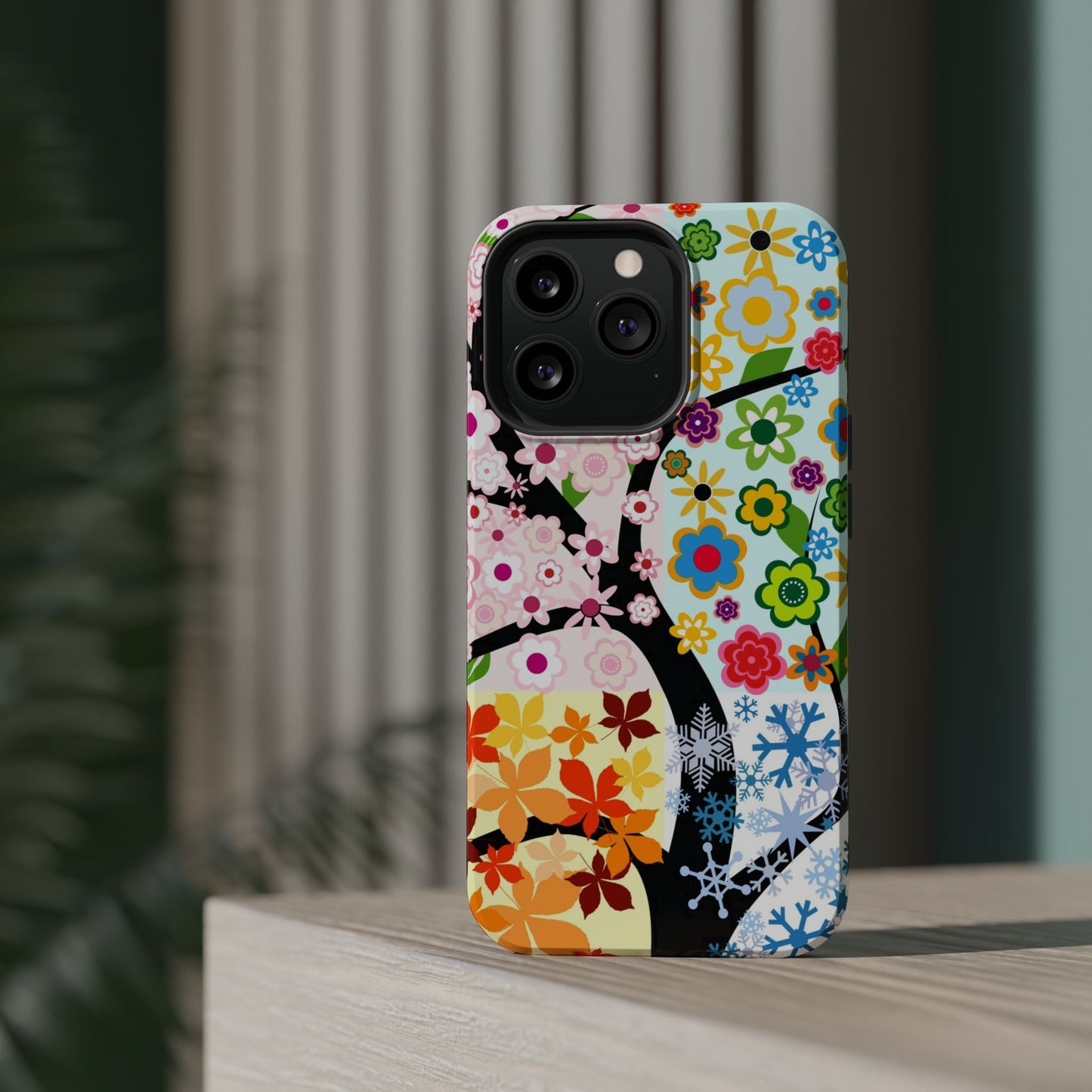 Four Seasons (MagSafe version): Fall, Winter, Spring and Summer inspired phone case for iPhone