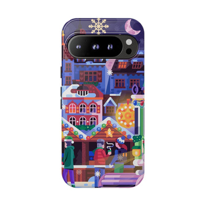 Christmas Fair in Old Town: Holiday-Themed case for iPhone, Samsung Galaxy and Google Pixel