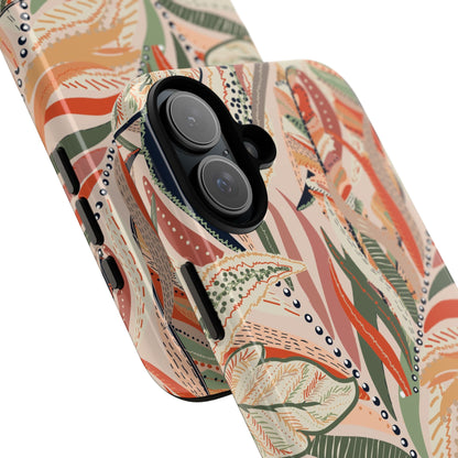 Terracotta Leaves Phone Case: Nature‑Inspired Art for iPhone, Samsung Galaxy and Google Pixel devices