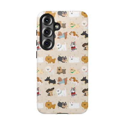 Cute Dogs: Tough Case for iPhone, Samsung Galaxy and Google Pixel devices