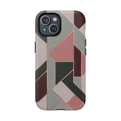 Geometric Luxe MagSafe Phone Case for iPhone