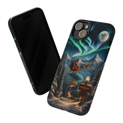 Santa Claus North Pole Adventure: Christmas Themed Phone Case for iPhone, Samsung Galaxy and Google Pixel devices