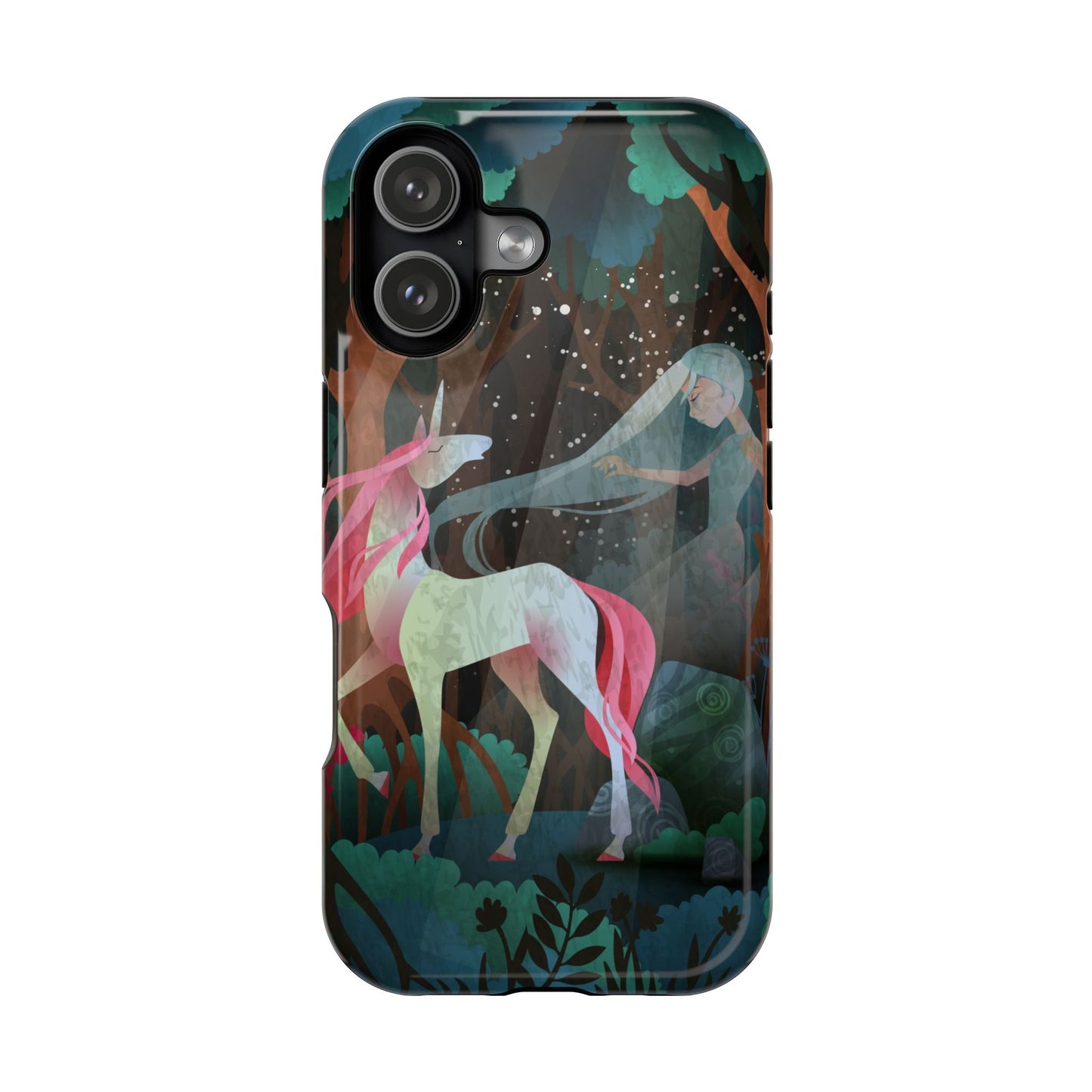 Fairy & Unicorn: Enchanted MagSafe Phone Case for iPhone