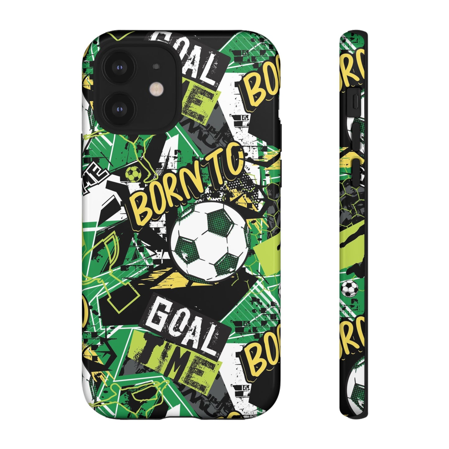 Born to Goal: Football-inspired phone case for iPhone and Samsung Galaxy