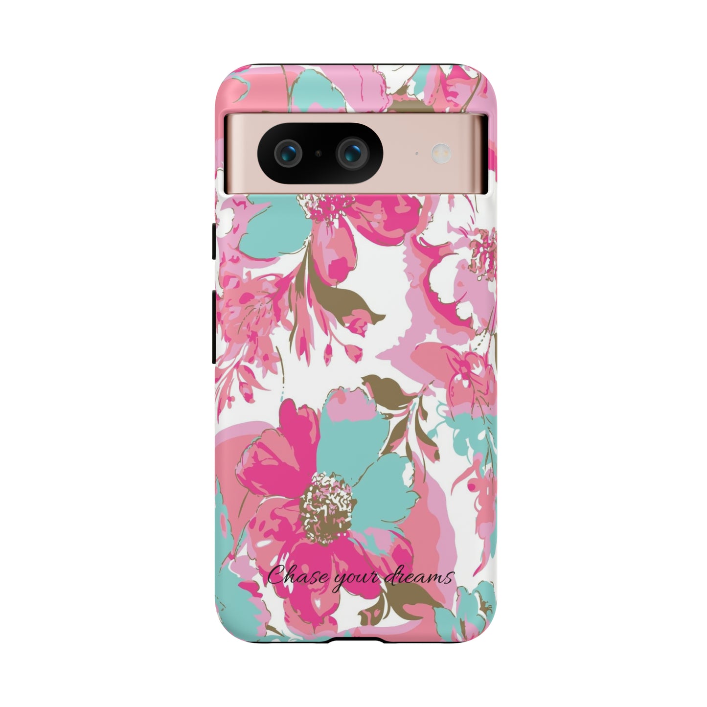 Chase your dreams: Artistic and elegant phone case for Apple iPhone, Samsung Galaxy and Pixel devices