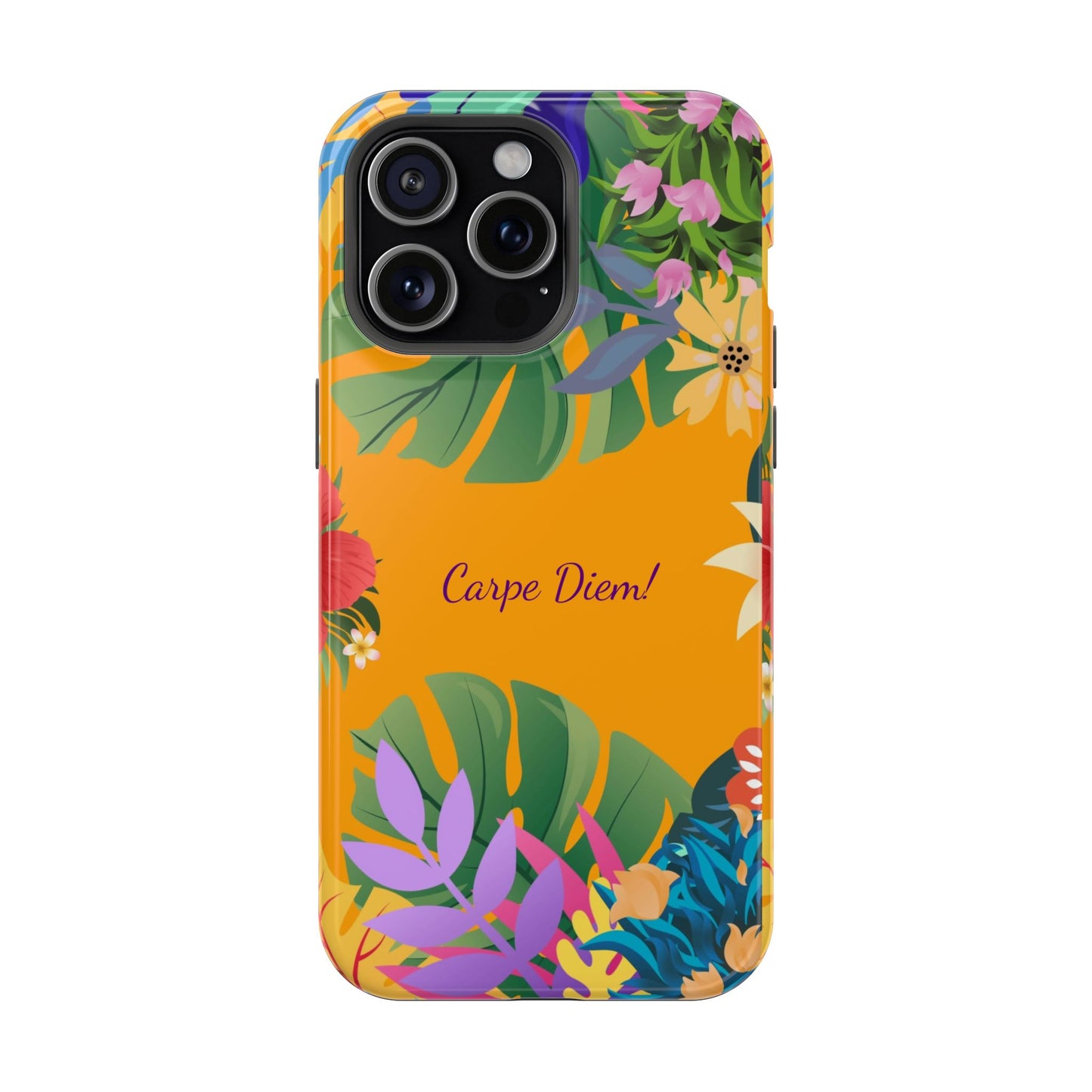 Carpe Diem: Colorful MagSafe Phone Case for iPhone