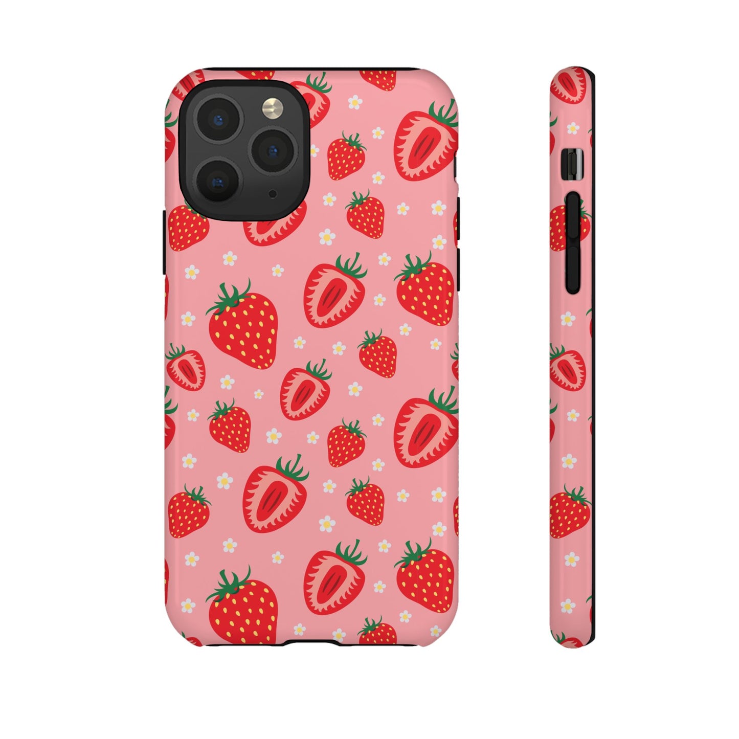 Berry Strawberry: Fruit-inspired phone case for iPhone, Samsung Galaxy and Google Pixel devices