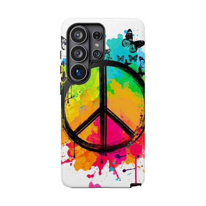 Peace Bloom: Inspiring Phone Case for iPhone and Samsung Galaxy