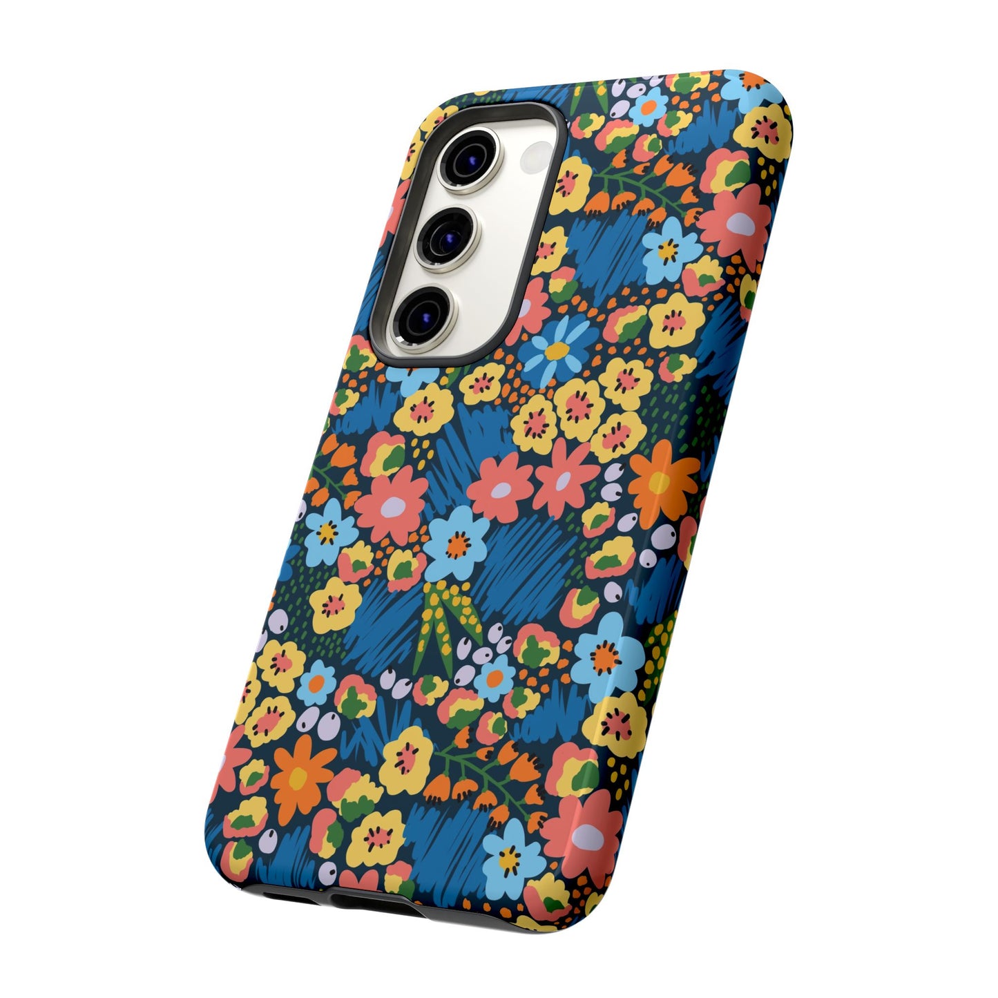 Bloom Burst: Color and Joy Themed Phone Case for iPhone, Samsung Galaxy and Google Pixel devices