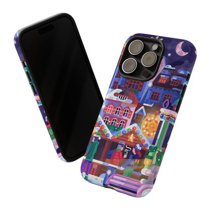 Christmas Fair in Old Town: Holiday-Themed case for iPhone, Samsung Galaxy and Google Pixel