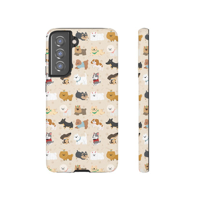 Cute Dogs: Tough Case for iPhone, Samsung Galaxy and Google Pixel devices