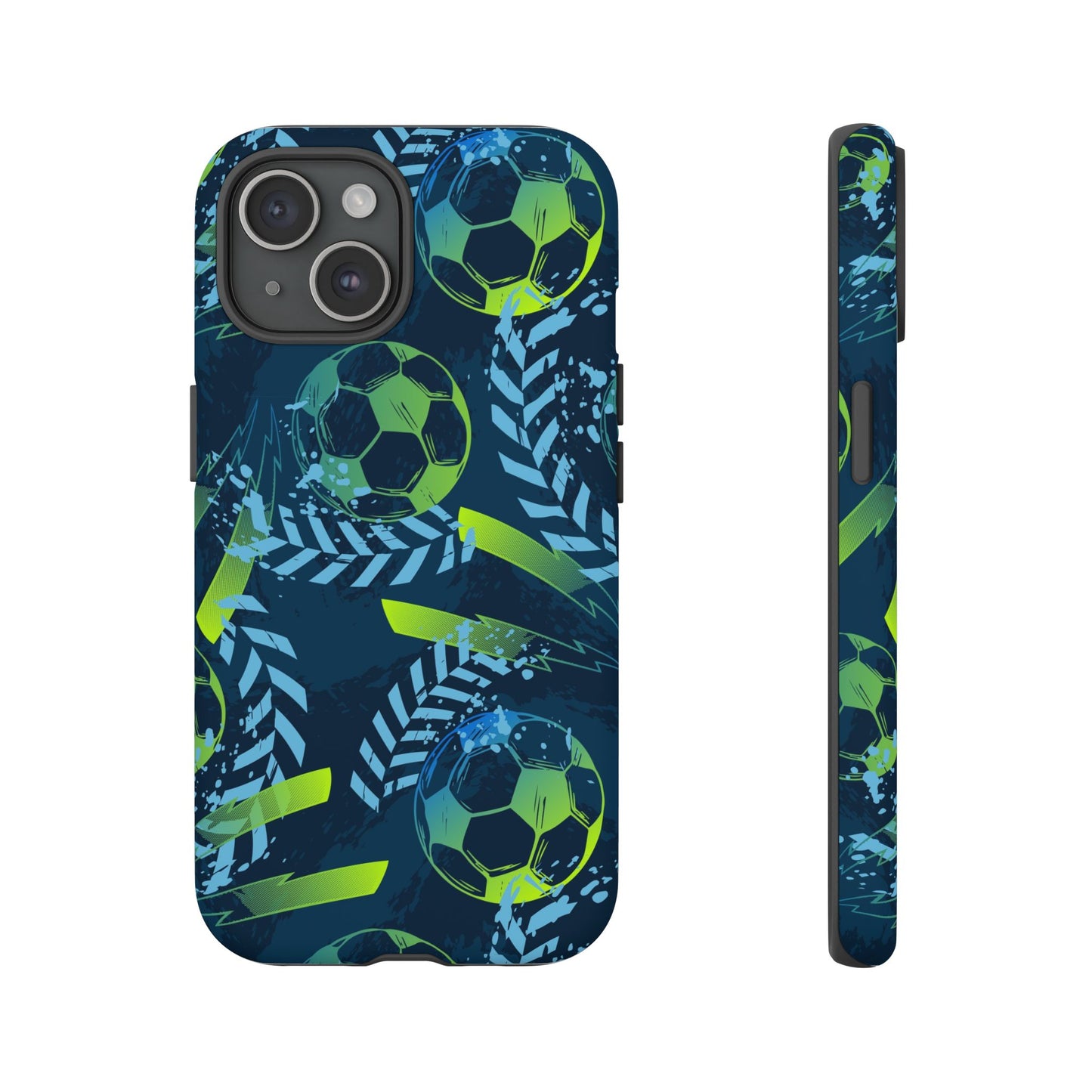 Football Grunge: Sporty Phone Case for iPhone, Samsung Galaxy and Google Pixel