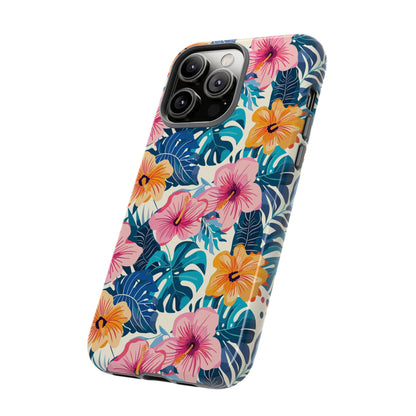 Hibiscus Bloom: Cute Floral Phone Case for iPhone, Samsung and Google Pixel