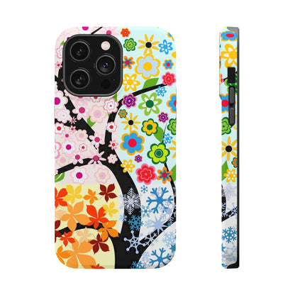 Four Seasons (MagSafe version): Fall, Winter, Spring and Summer inspired phone case for iPhone