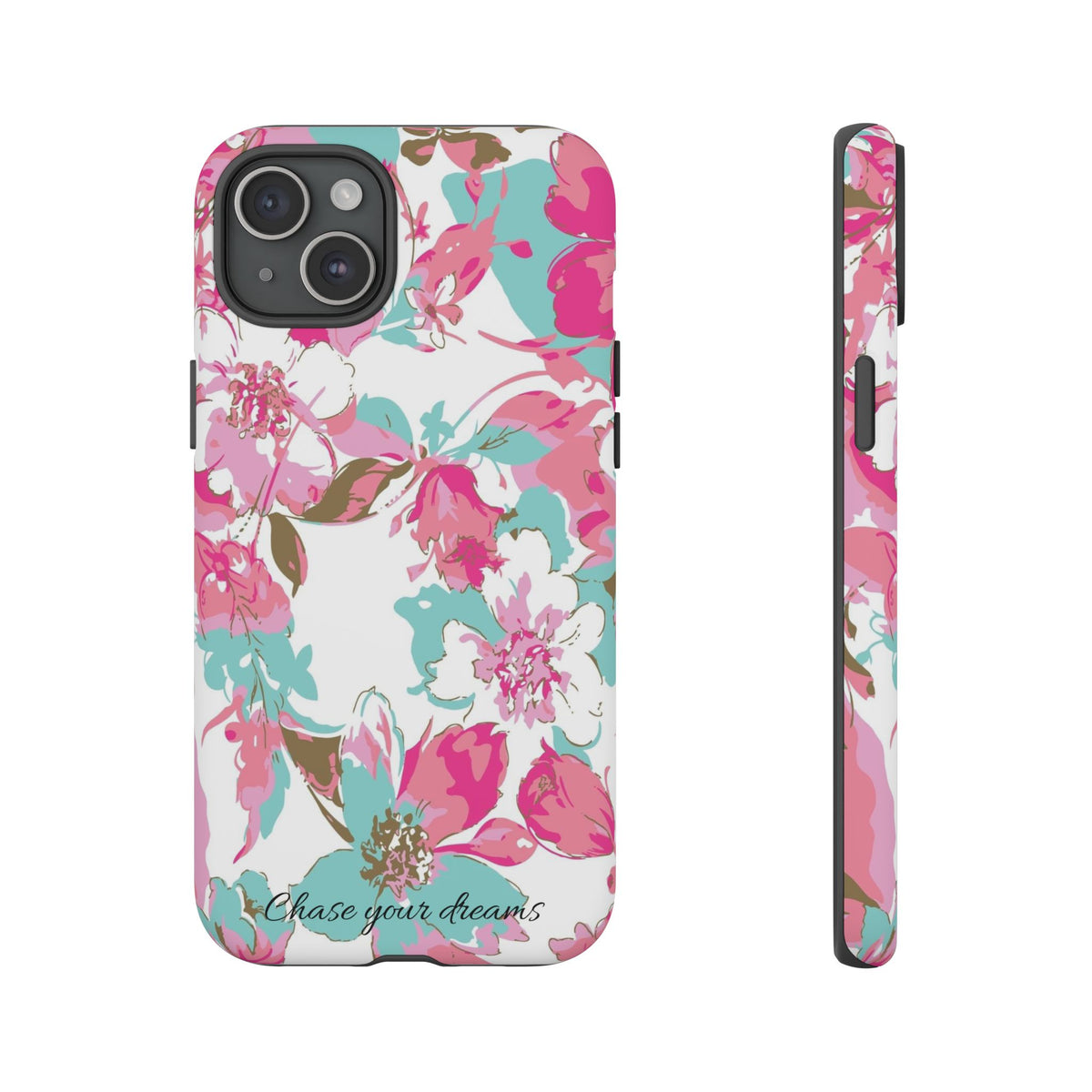 Chase your dreams: Artistic and elegant phone case for Apple iPhone, Samsung Galaxy and Pixel devices