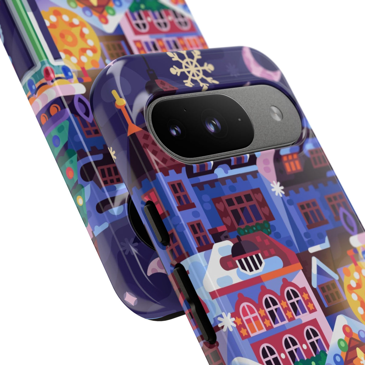 Christmas Fair in Old Town: Holiday-Themed case for iPhone, Samsung Galaxy and Google Pixel