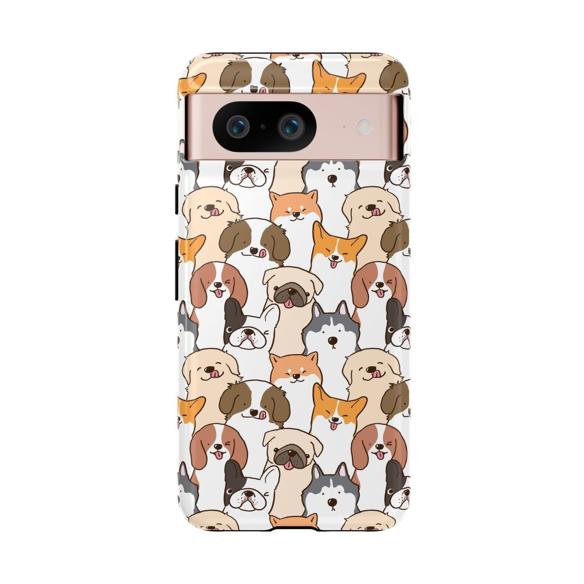 Cute Dogs Charm Phone Case for iPhone, Samsung Galaxy and Google Pixel devices
