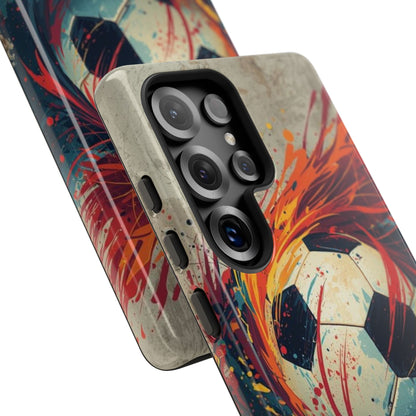 Football Swirl: Phone Case for iPhone, Samsung Galaxy and Google Pixel devices