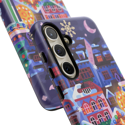 Christmas Fair in Old Town: Holiday-Themed case for iPhone, Samsung Galaxy and Google Pixel