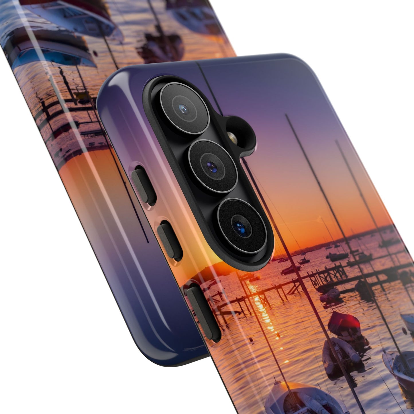 Fortune Favors the Bold: Sunset Sail Phone Case for iPhone, Samsung Galaxy and Google Pixel devices