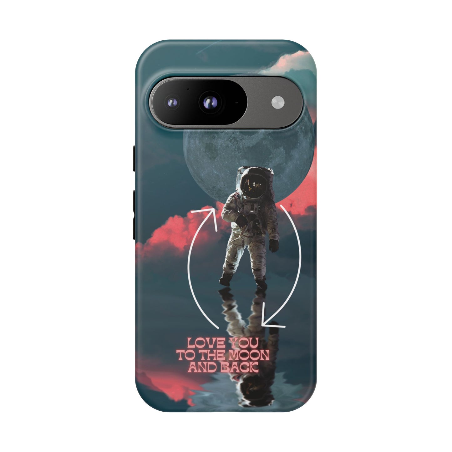 Love You to the Moon and Back: Romance-themed phone case for iPhone, Samsung Galaxy and Google Pixel devices