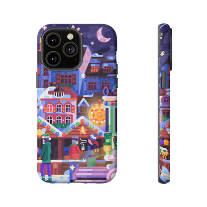 Christmas Fair in Old Town: Holiday-Themed case for iPhone, Samsung Galaxy and Google Pixel