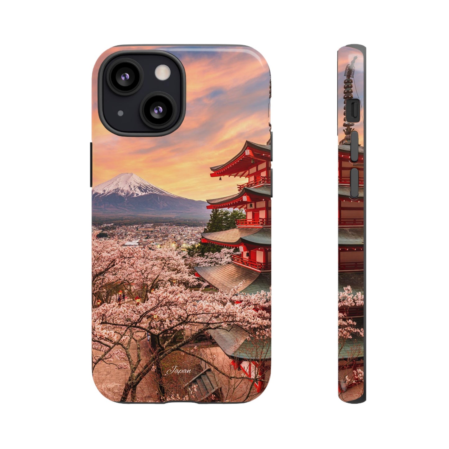 Cherry Blossoms Mt. Fuji phone case for iPhone, Galaxy and Pixel devices